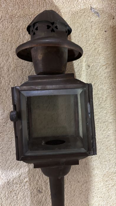 Antiga lanterna de carruagem