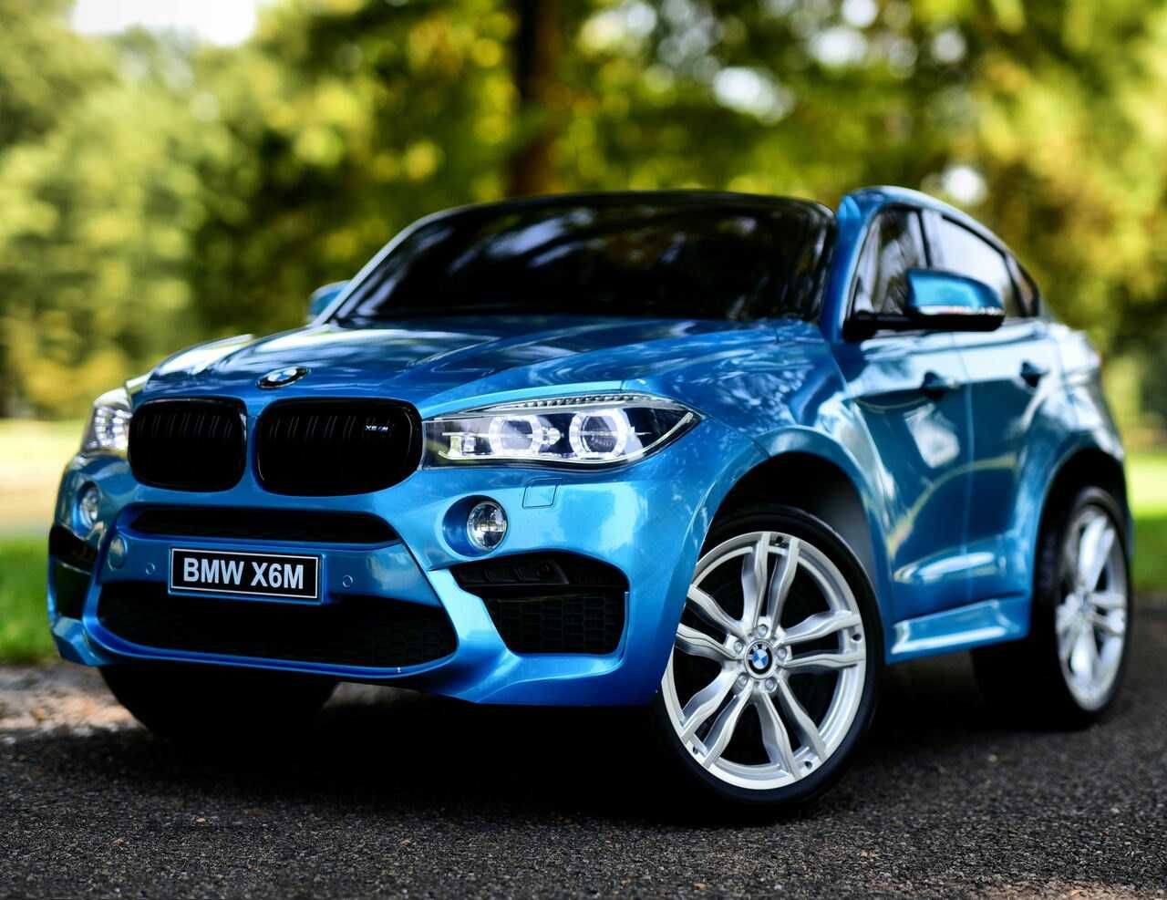 Samochód BMW X6 M Auto AKUMULATOR Motor Elektryczny JEEP SUV 2 DZIECI