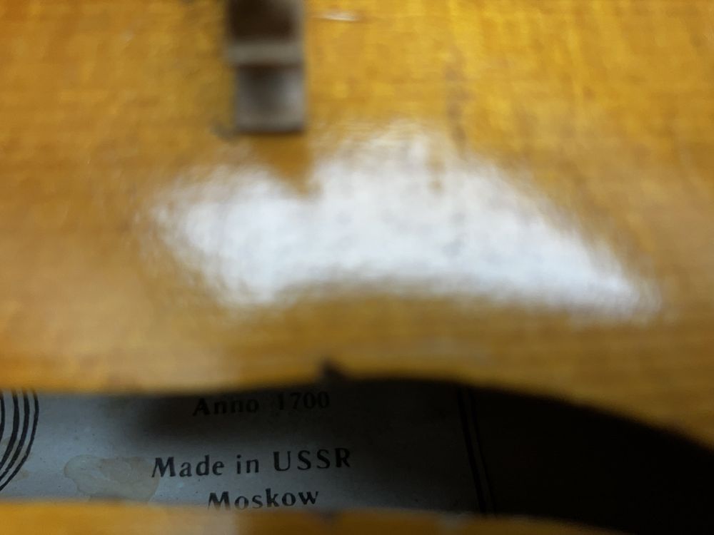 Stare skrzypce po remoncie, model STRADIVARIUS ANNO 1700 made in USSR