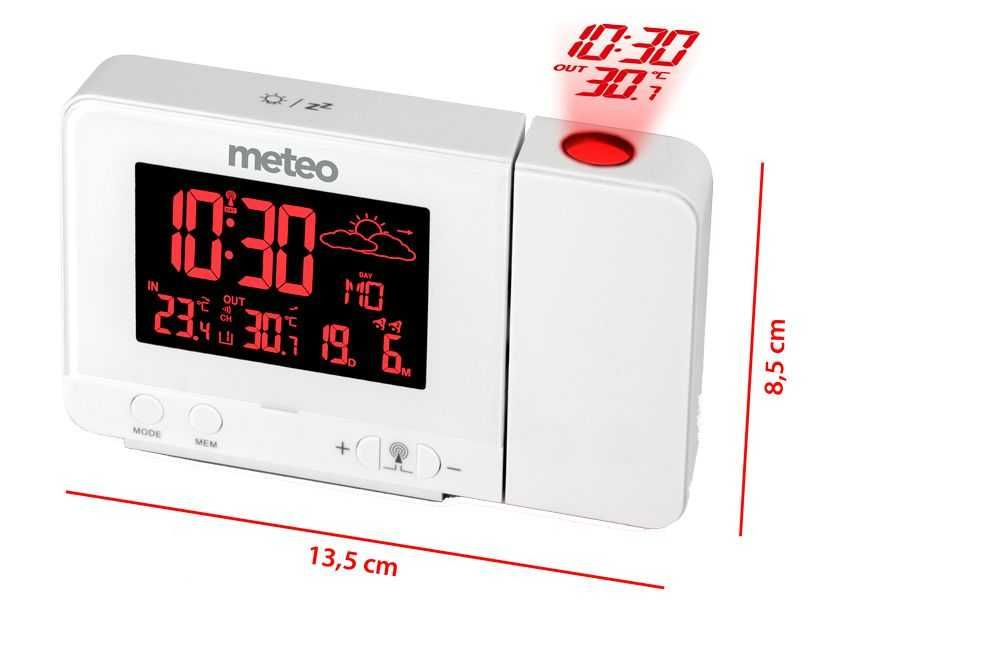 Stacja pogodowa SP66 Meteo - projektor, czujka, zasilacz - OUTLET