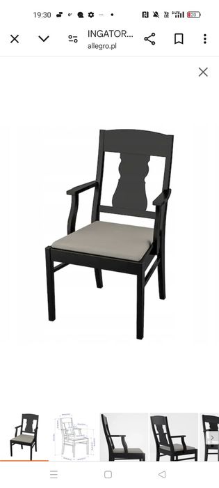 Nowy stół rozkładany plus 4 krzesla