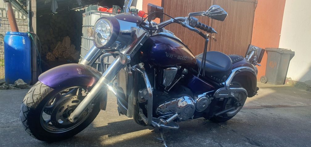 Kawasaki VULCAN VN2000 z przyczepą
