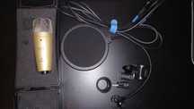 Mikrofon Behringer C1 + xlr i pop filter