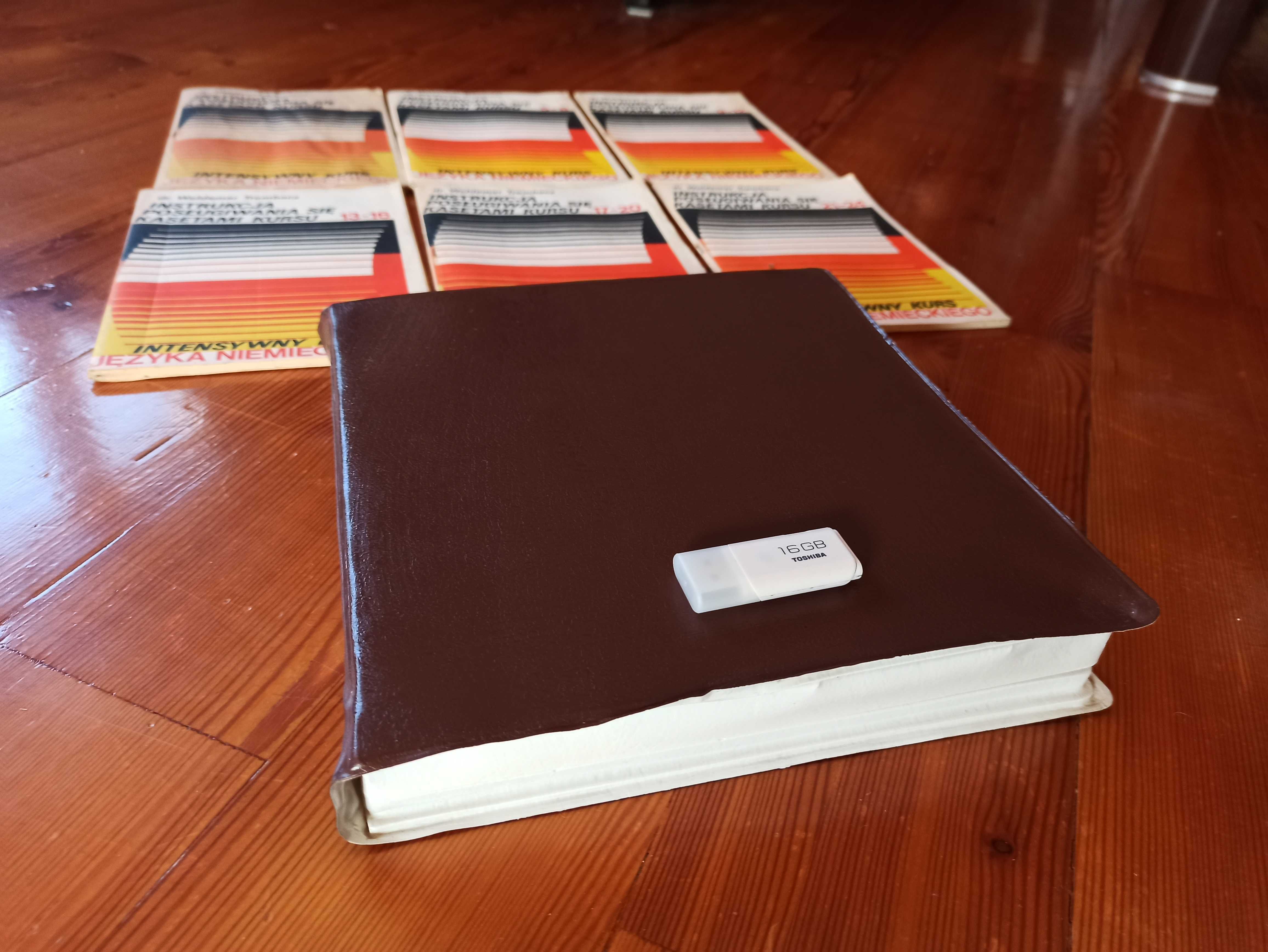 kurs języka niemieckiego na kasetach, książki i pen drive z WIV