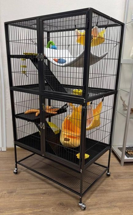 Велика клітка/вольєр для тхора,суріката,єнот,білки,шиншили та ін(різні