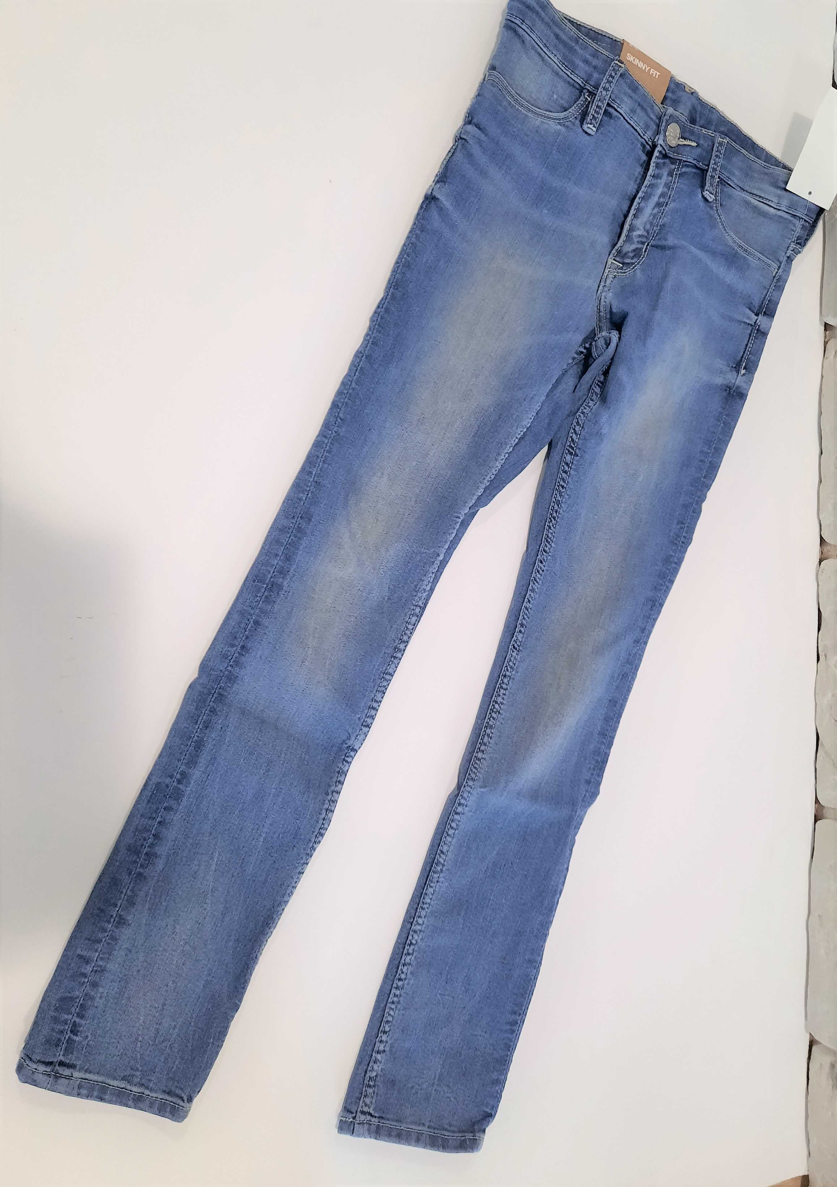 Dżinsy Skinny Fit roz 128 H&M jeansy spodnie dżinsowe jeansowe rurki