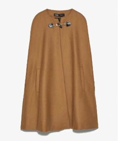 Осінь Zara кейп пончо пальто тренд 2025 весна