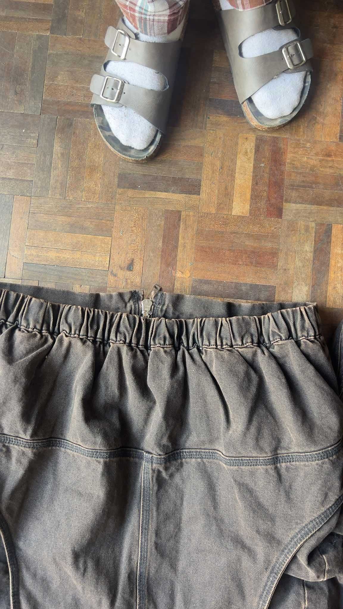 Zara workwear casaco em castanho escuro novo Size M