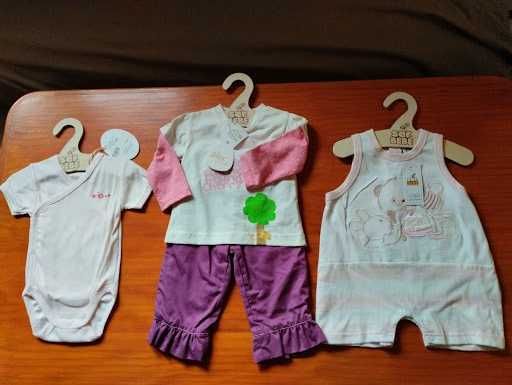 20 peças roupa menina 6 meses