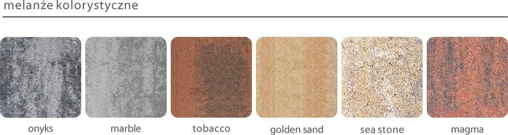 Kostka brukowa Leier CALISIA melanż kolor onyx