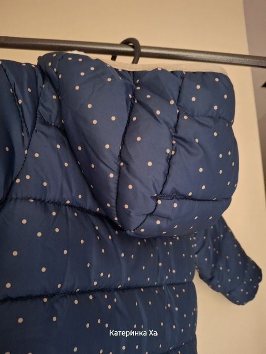 Комбінезон зимовий демісезонний на плюшевій підкладці 74/80 Lily&Dan