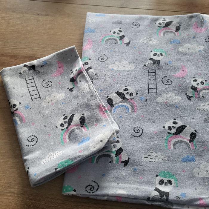 Flanelowy komplet dziecięcej pościeli