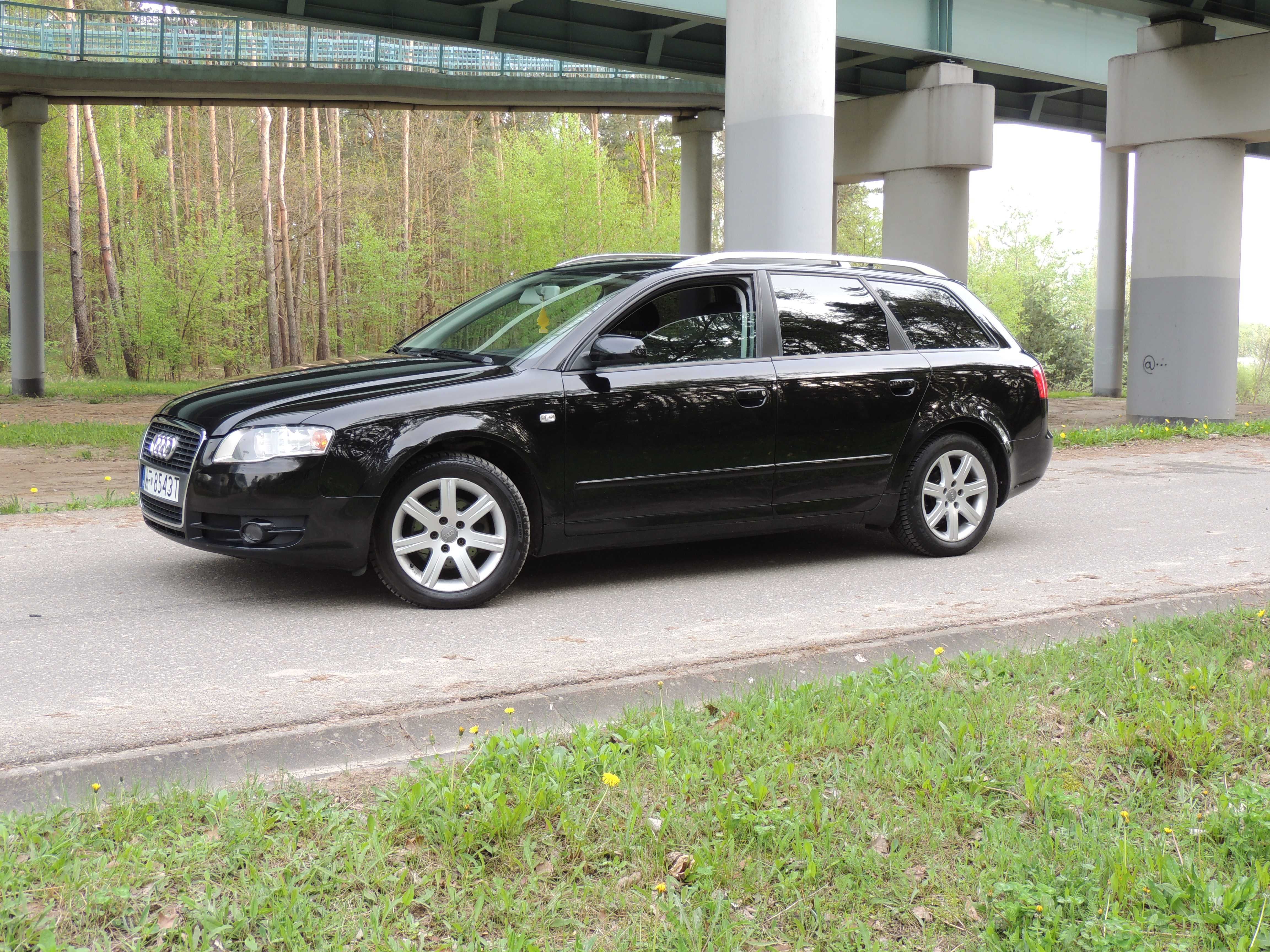 Audi A4 2.0 TDI 140KM Czarny Alufelgi Chrom