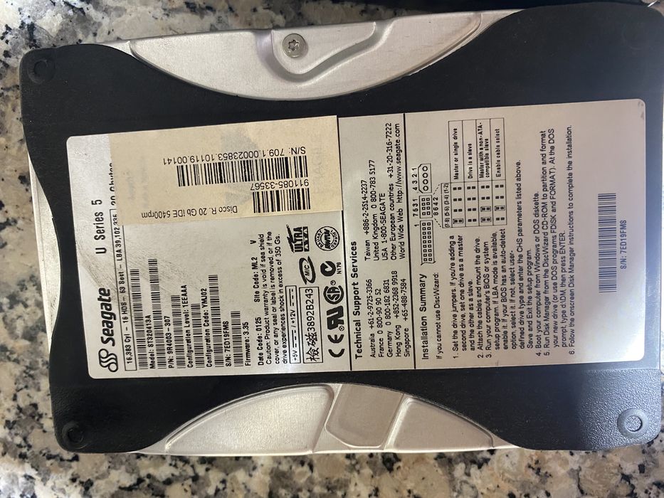 Discos HDD 3,5” até 160GB | SATA | ATA IDE