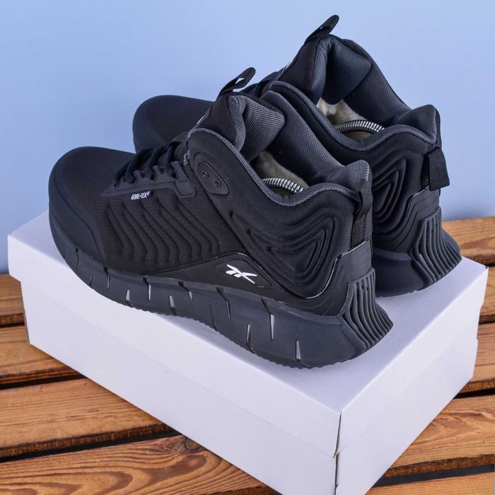 (2020) Зимові з хутром Reebok Zig Kinetica Чоловічі Кросівки (41-46)