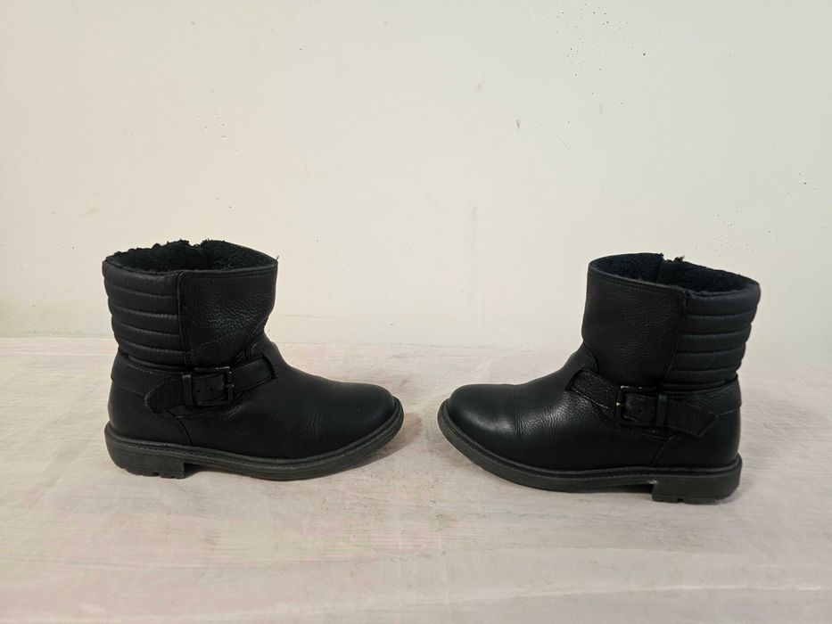Buty zimowe skórzane Zara rozmiar 32 wkładka 21 cm