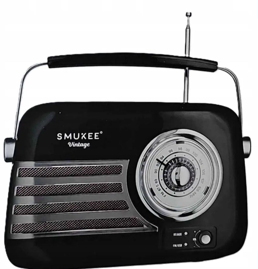 Głośnik Bluetooth Smukee RADIO VINTAGE RETRO 3 KOLORY !