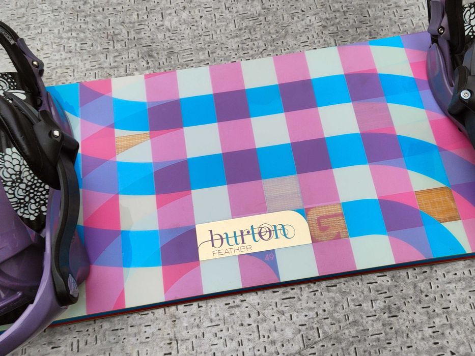 Piękny, niemal nowy BURTON FATHER 149 cm z wiązaniami K2 ! BDB stan!