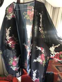 Kimono floral tamanho L