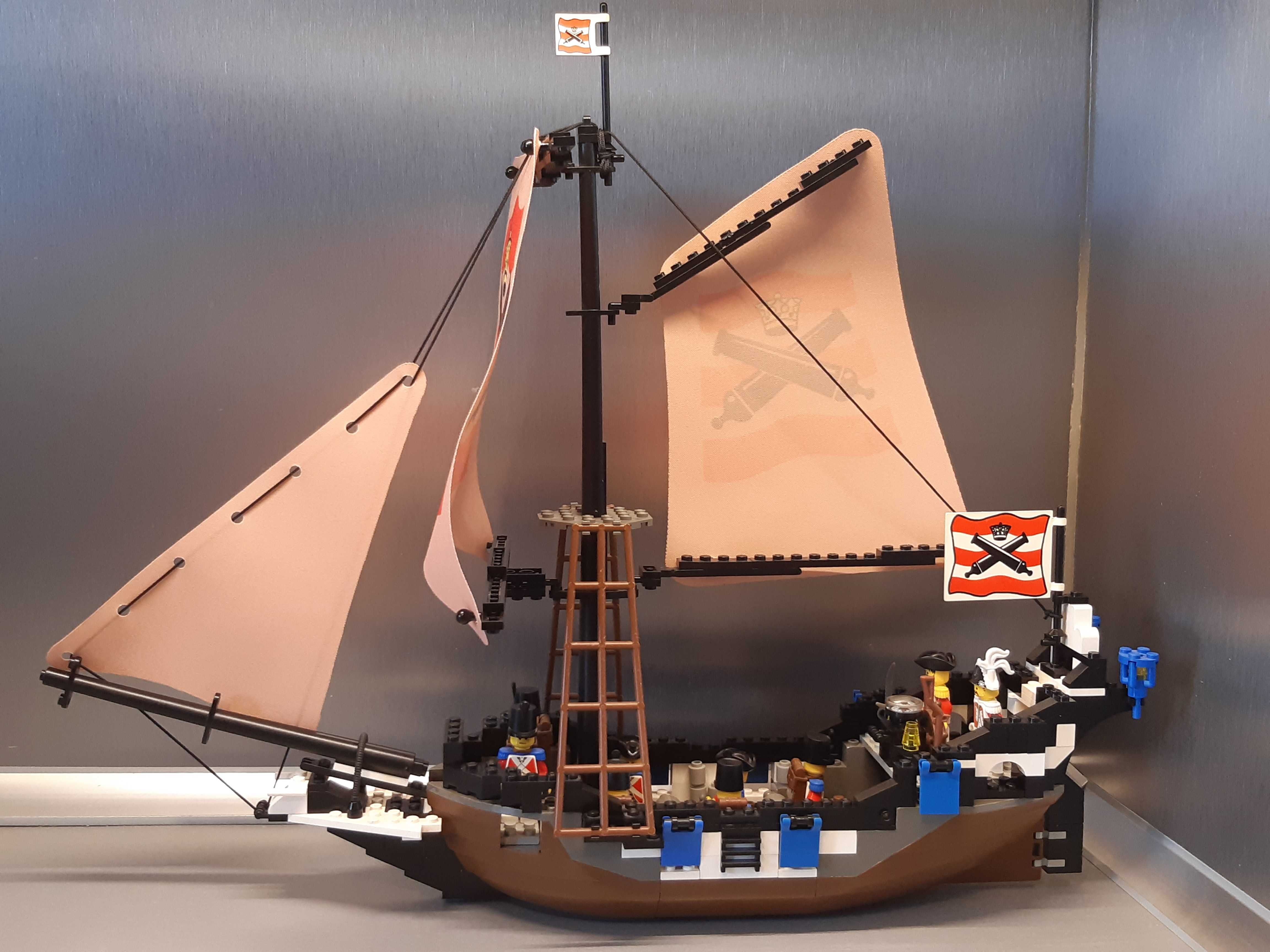 NOWE drukowane żagle Lego Pirates 6271 Imperial Flagship custom