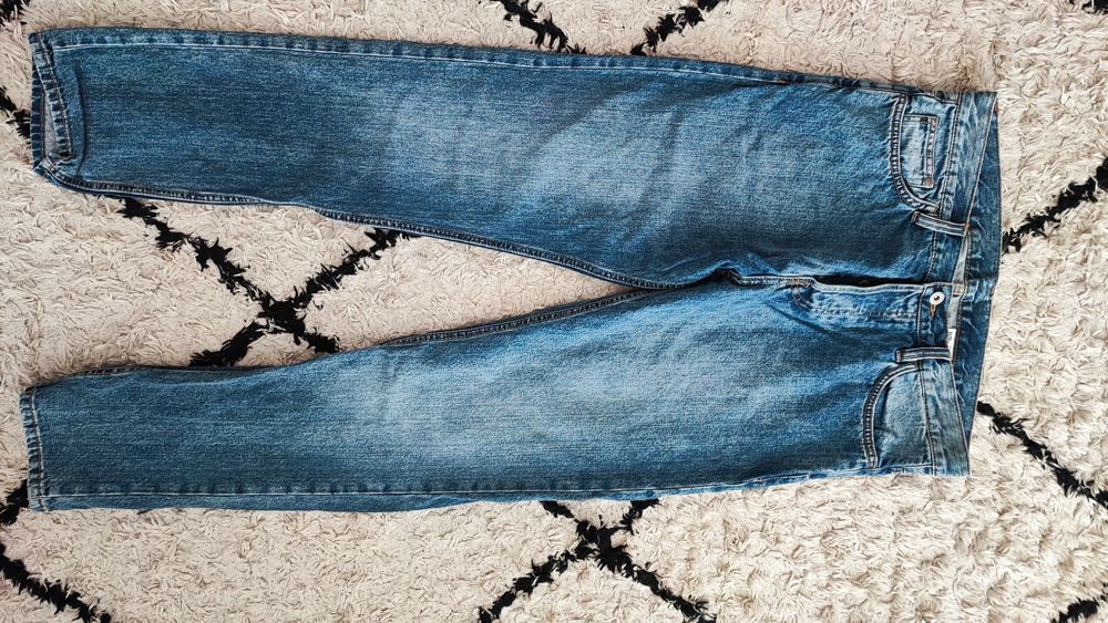 Jeansy slim typu boyfriend bawełna H&M rozmiar 31/32 stan idealny