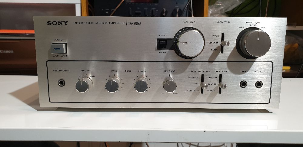 Sony TA-2650 Amplifier, Wzmacniacz stereo, Vintage, Super Stan