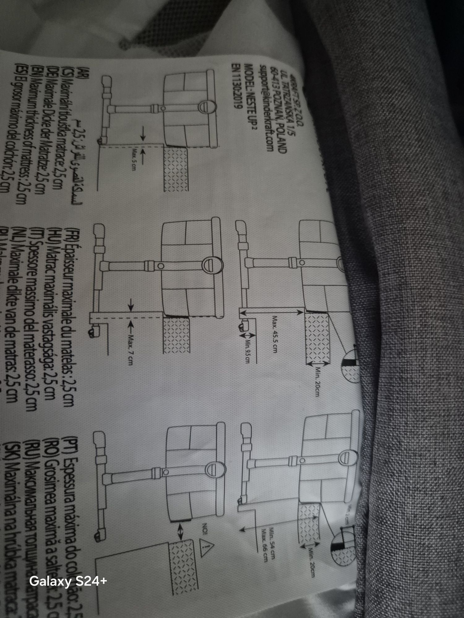 Berço nex to como novo