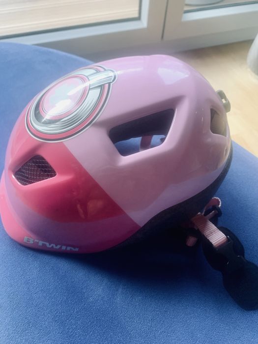 Kask dla dziewczynki BTWIN rozmiar 48-52 cm