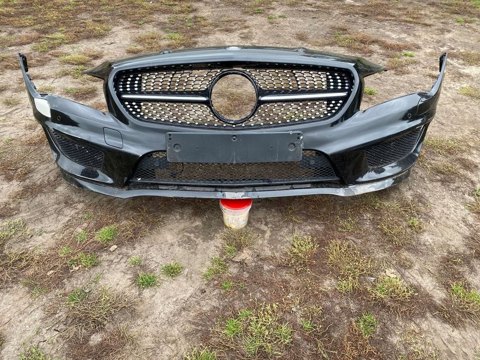 MERCEDES cla 117 amg kompletny zderzak przedni kolor 191