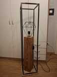Lampa stojąca rustykalna