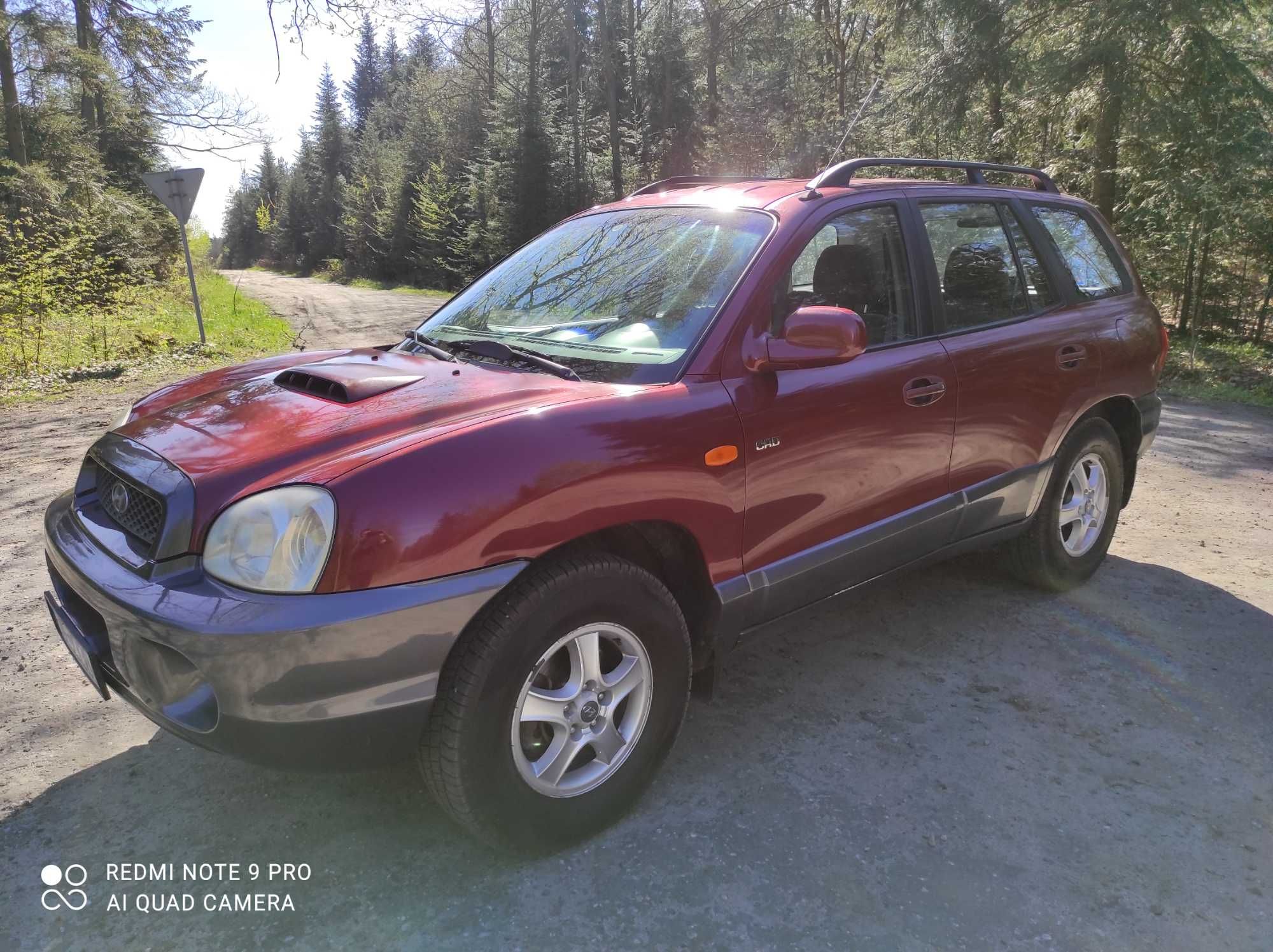 hyundai santa fe 4x4 mocno doinwestowany!   bardzo zadbany! hak zdrowy