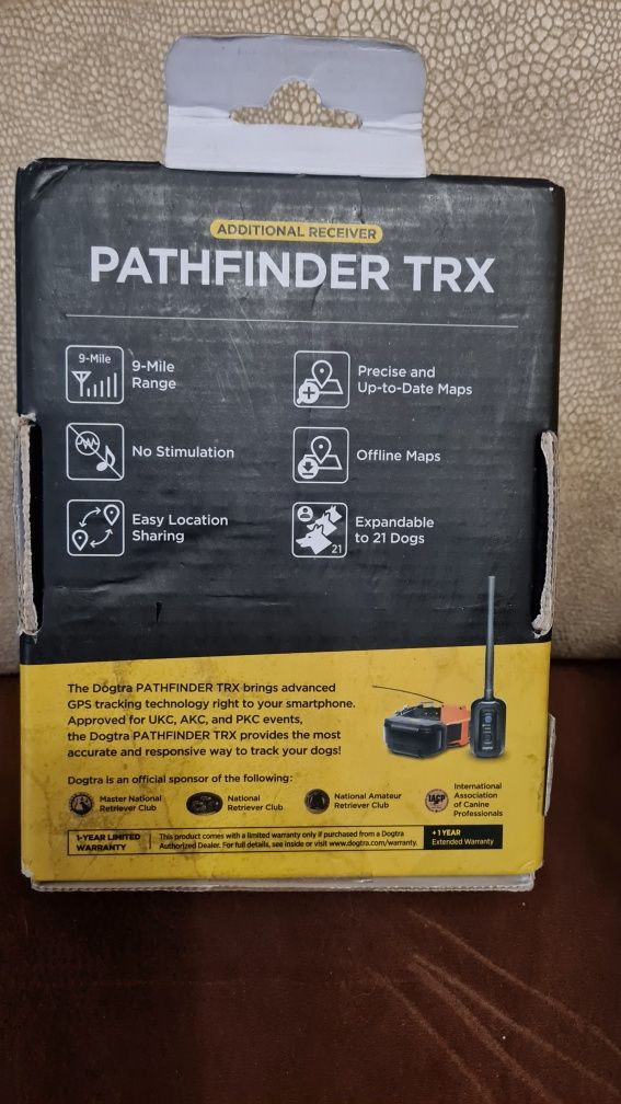 Дополнительный ошейник Dogtra Pathfinder TRX только GPS/Новый