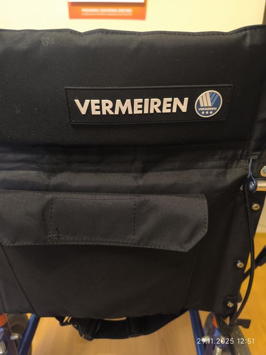 Wózek inwalidzki transportowy VERMEIREN składany