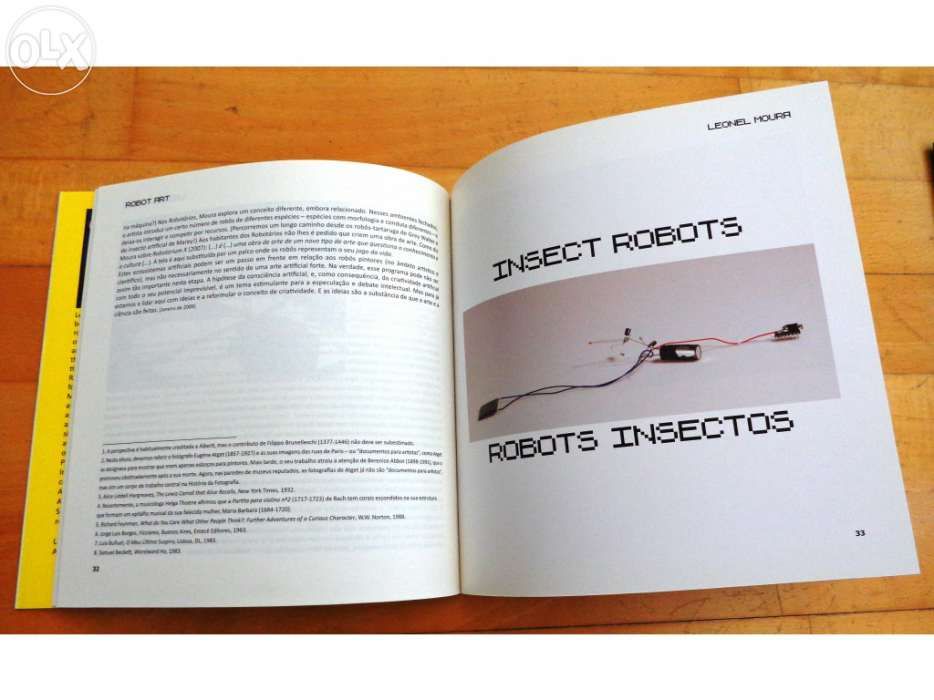 Arte Robótica e Cyber Arte - 2 Catálogos