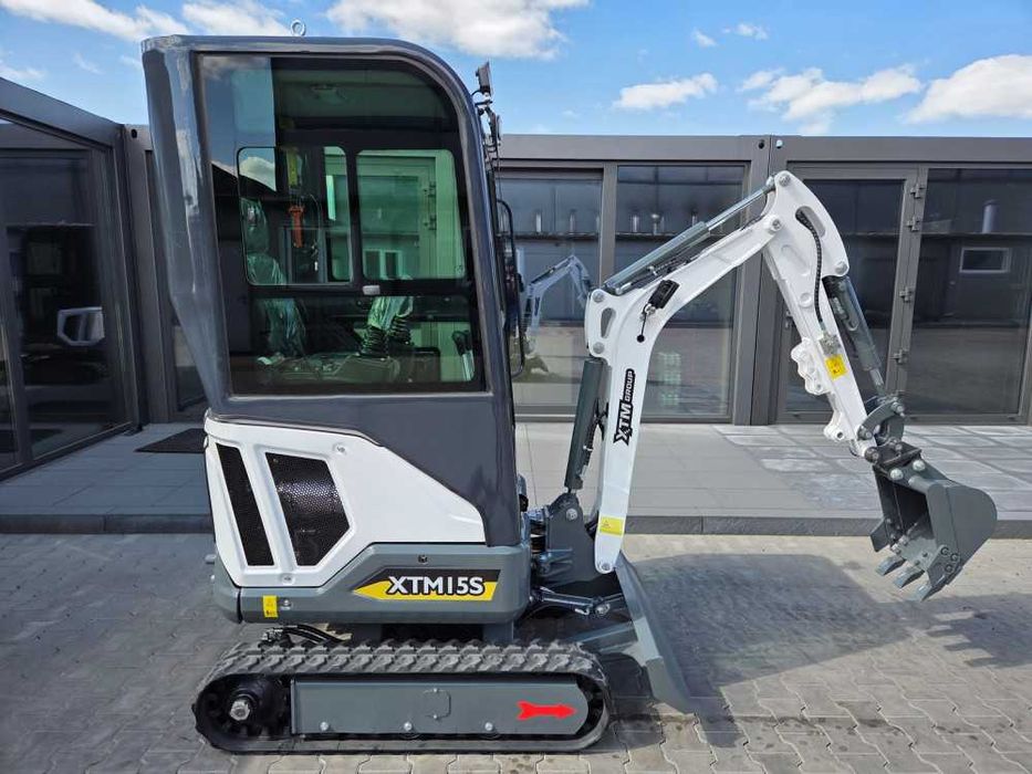 XTM X15s z kabiną 2025 Mini Koparka NOWA silnik KUBOTA ZULBiT Olsztyn