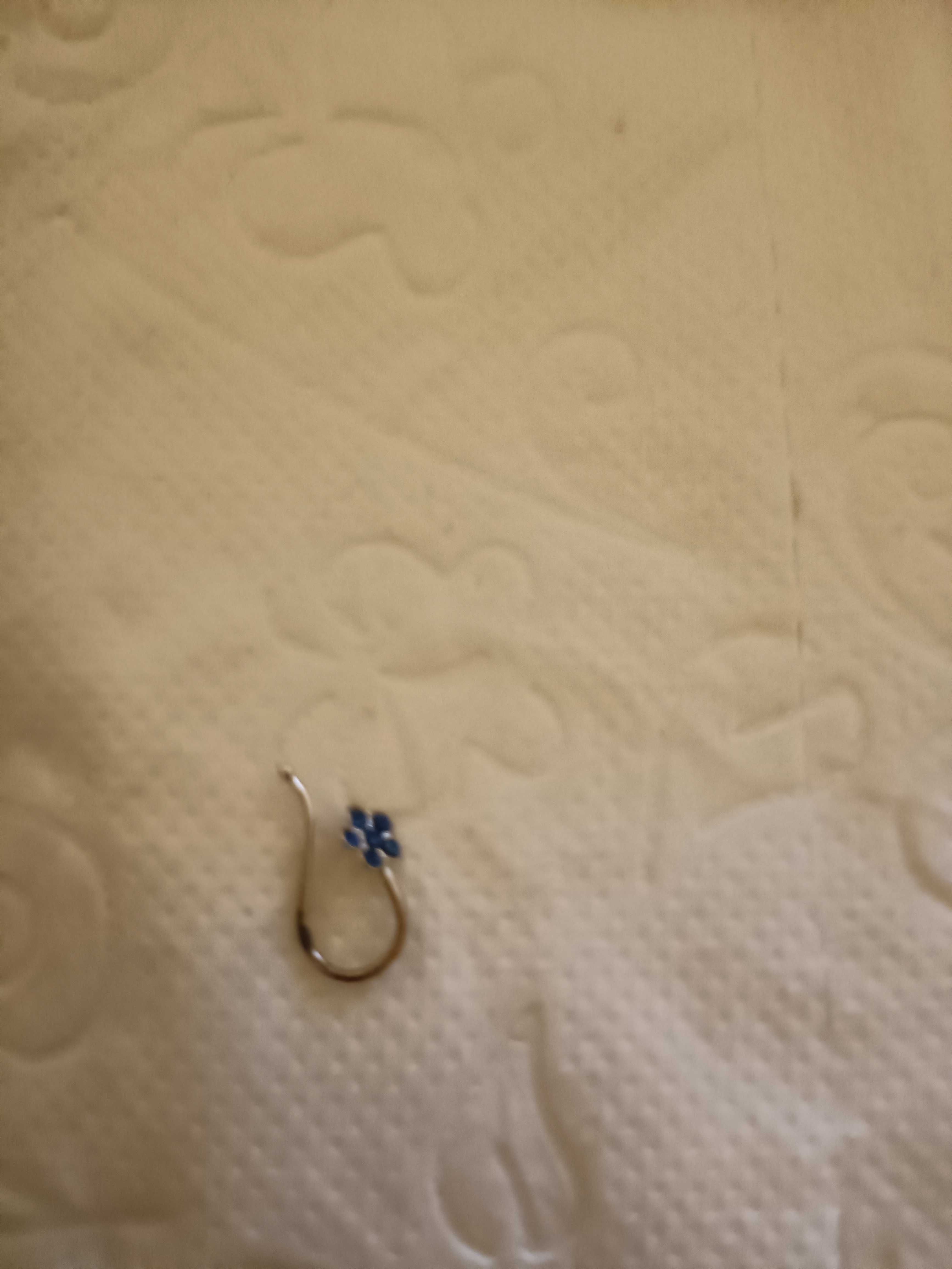 fake piercing, klips do nosa, kwiat, cyrkonie
