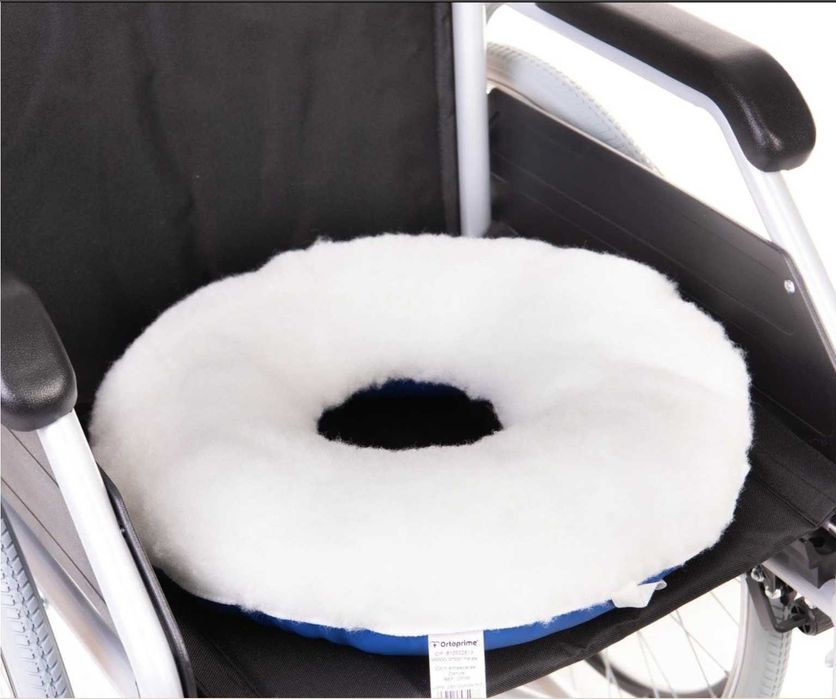 Almofada anti-escaras redonda de algodão