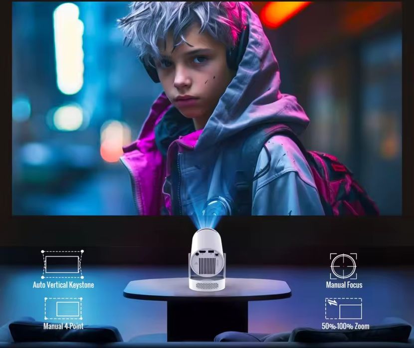 1300грн + олх комісія Нові перевірені проектор Magic Cube HY300 PRO an