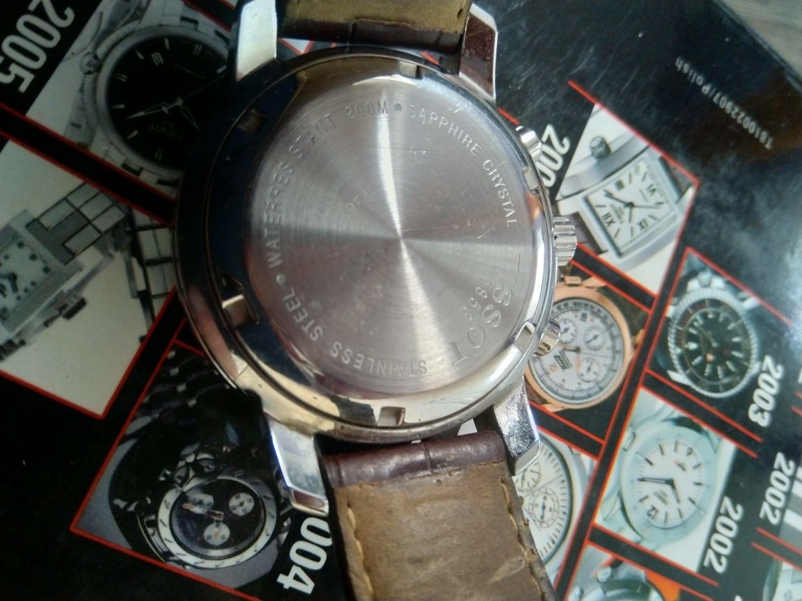 Tissot PRC 200 Chronograph (pasek skóra brązowa)