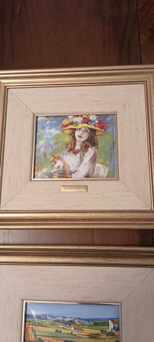 6 Quadros esmaltados da Galeria de arte El Greco