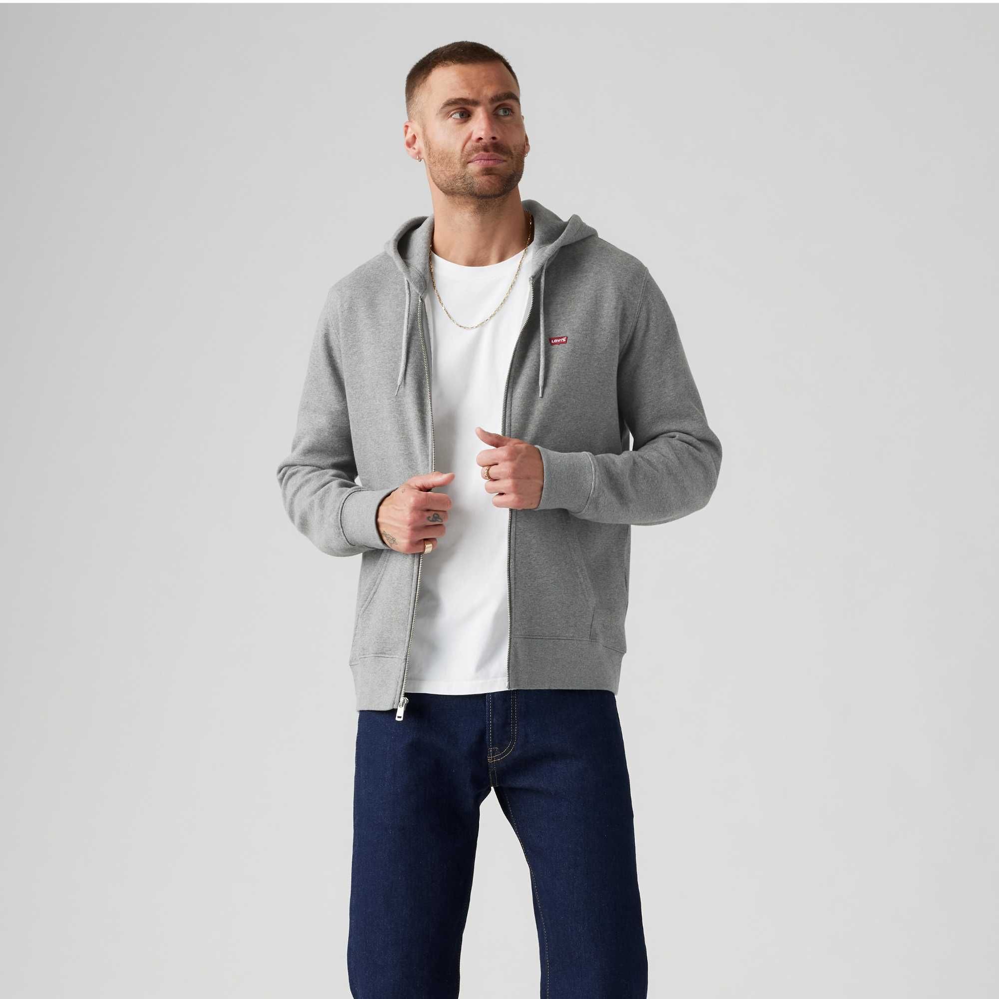 Чоловічий худі, толстовка на змійці Levis | Оригінал з USA/EU