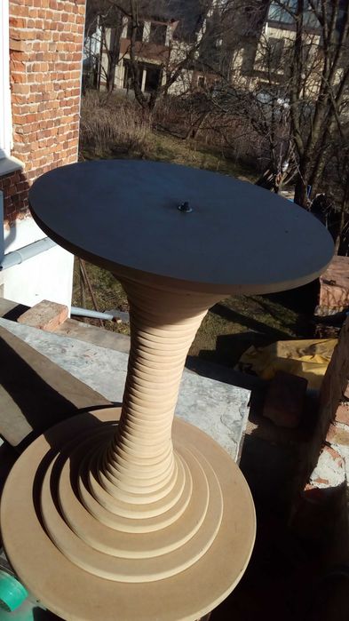 Стіл круглий з можливістю регулювання висоти, новий