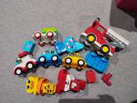 Zestaw klocków LEGO duplo auta, wóz strażacki