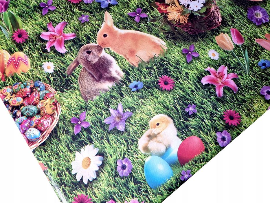 Obrus ceratowy, cerata świąteczna WIELKANOC 80x130