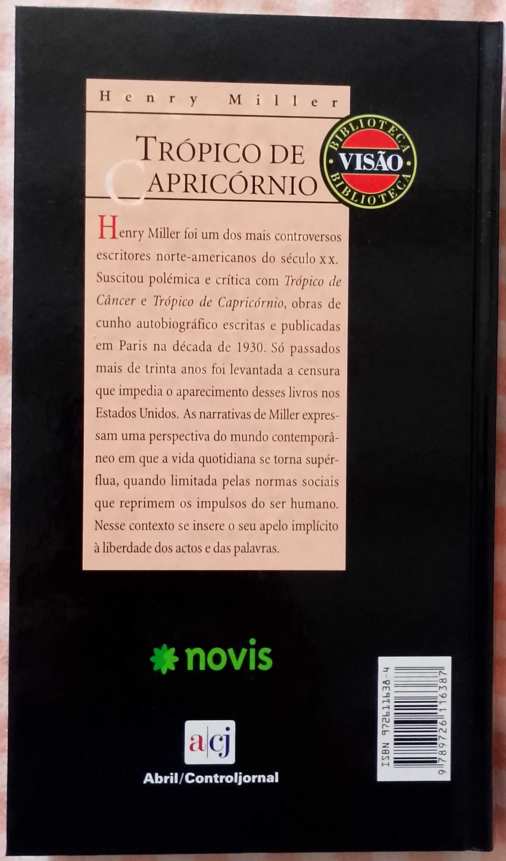 Trópico de Capricórnio, Henry Miller