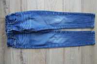 Niebieskie spodnie jeansowe Blue Moon 134/140, regulowany pas