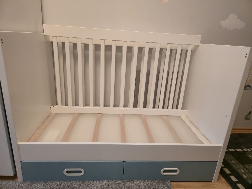 Łóżeczko STUVA IKEA z szufladami