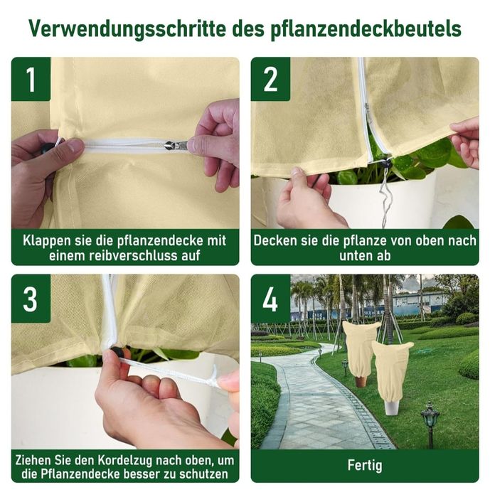 3szt TXBOBECO Zimowa osłona roślin