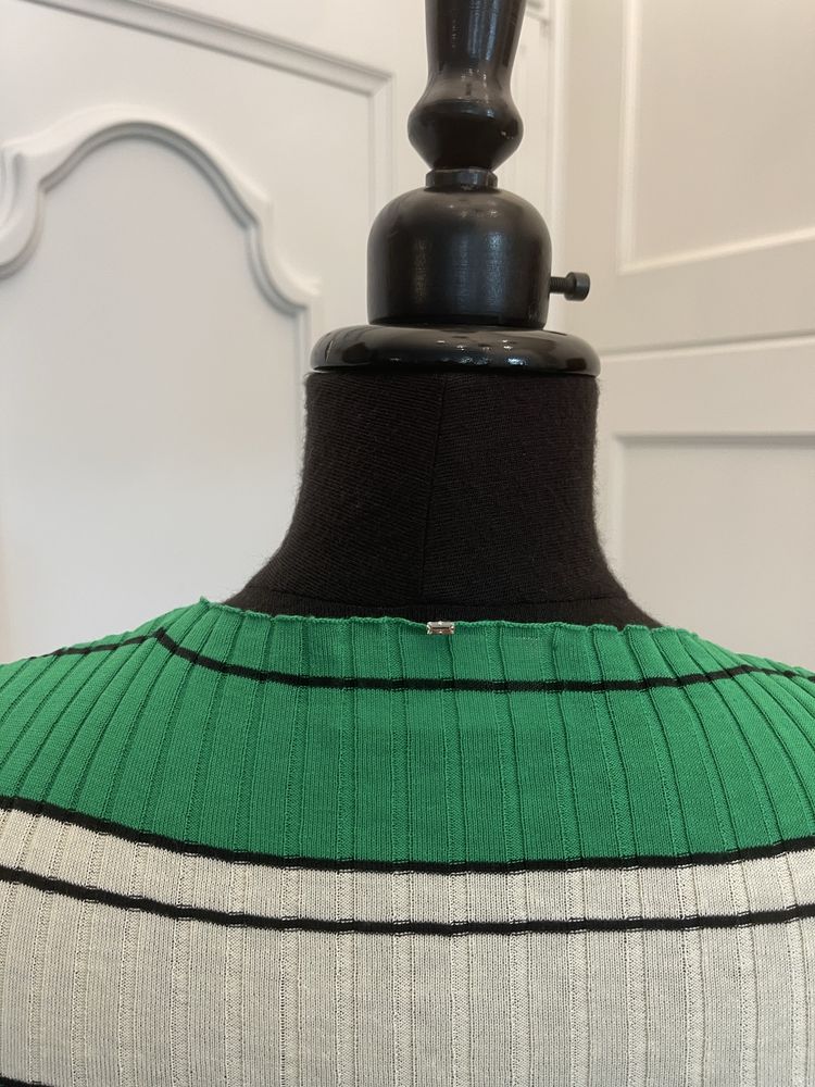 MAX MARA piekna bluzka, top, bawelna z jedwabiem