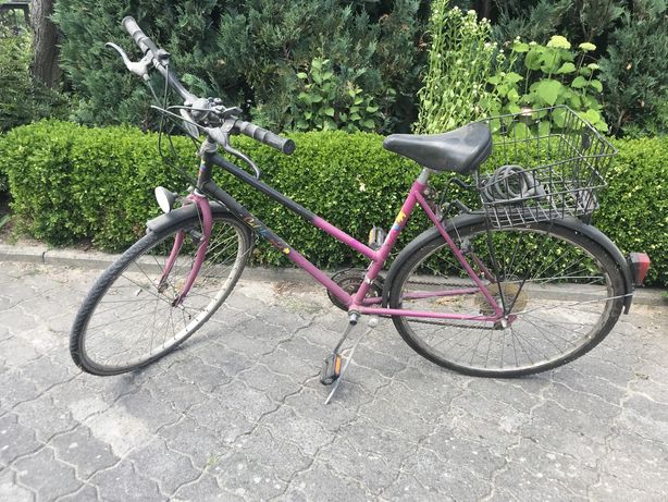 Rower różowy damka